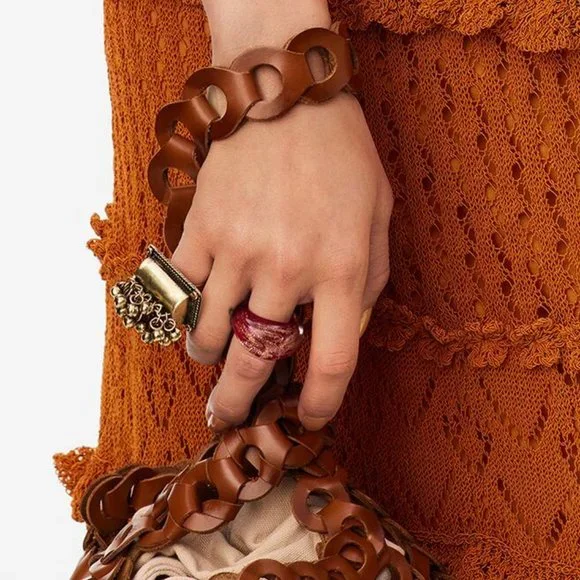 Zara Glass Ring Red Gold - Picture 3 of 5